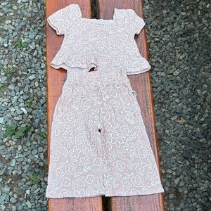 Floral Pink Kids Matching Set